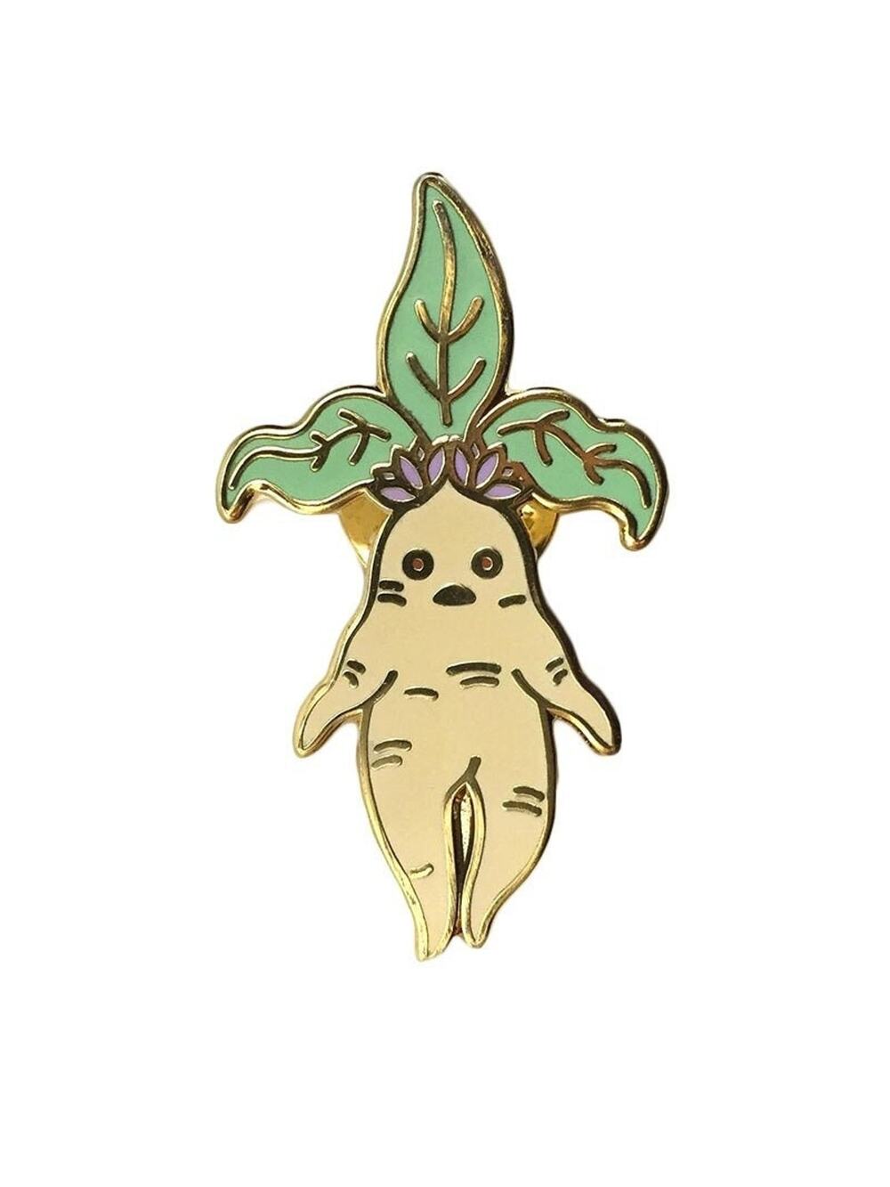 NEW Harry Potter Mandrake Plant Enamel Pins 401